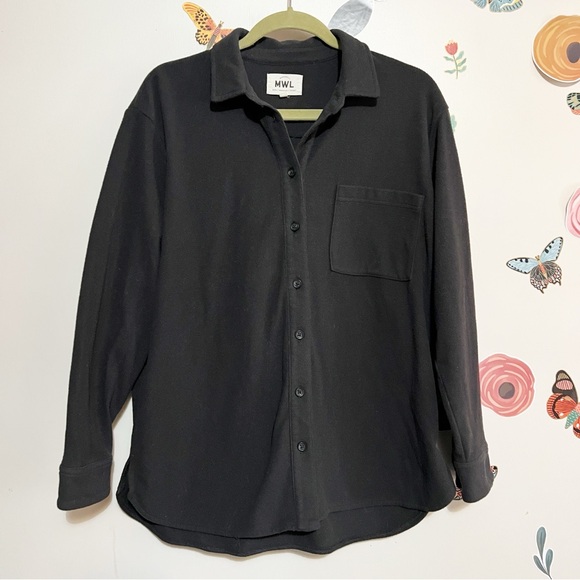 Madewell Tops - Madewell MWL Fleecelayer Shirt-Jacket M